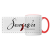 Mug - Sacajawea Panoramic Black Logo (11 oz.) - white/red