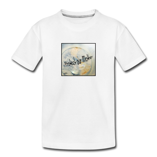 Youth T-shirt - Inspirational - Protect Our Mother - white