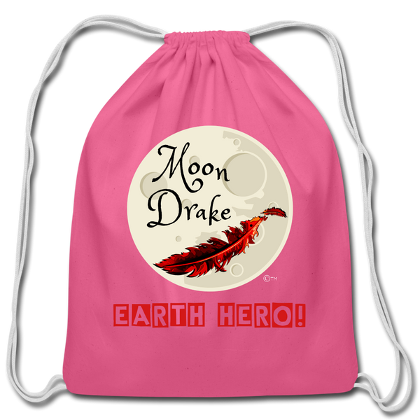 Bag - Moon Drake Series with Drawstring - pink
