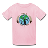 Youth T-shirt - PAZA Tree of Life Logo - light pink