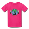 Youth T-shirt - PAZA Tree of Life Logo - fuchsia
