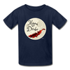 Youth T-Shirt - Moon Drake Series Large Logo - navy