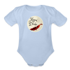 Baby - Bodysuit - Moon Drake Series Logo - sky