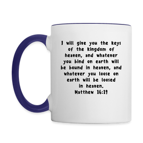 Mug - HALelujah! Designs - Keys of the Kingdom - Matthew 16:19 (11 oz.)