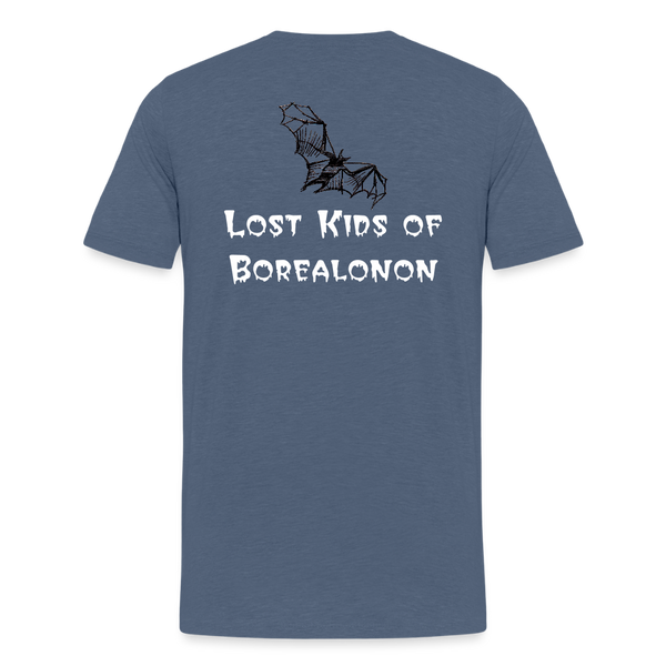 Youth T-shirt - Crabtree, Lost Kids of Borealonon - heather blue