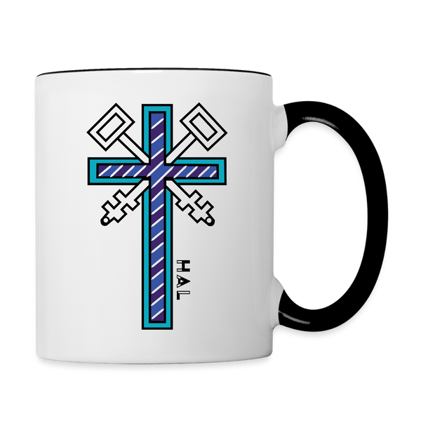 Mug - HALelujah! Designs - Keys of the Kingdom - Matthew 16:19 (11 oz.) - white/black