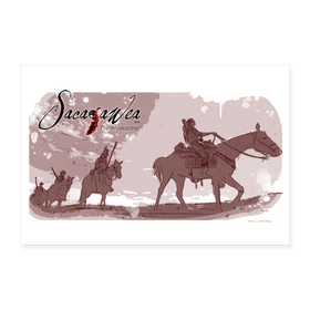 Poster - (12 x 8) Sacajawea on Horseback
