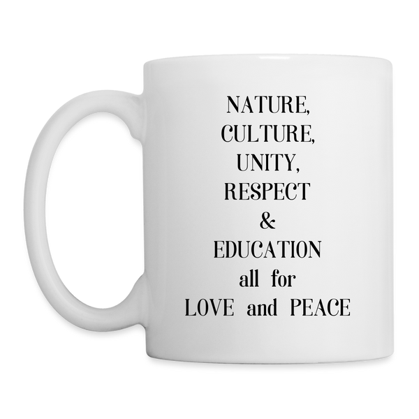 Mug - Logo - Growing Seeds Worldwide - 11 oz. - white
