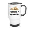 Mug - Travel - Rock & Roll Prospecting  (14 oz.) - white