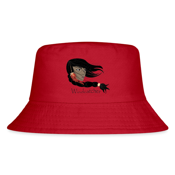Hat - The Grass Maiden, Sacajawea - (3- 8 years) - red