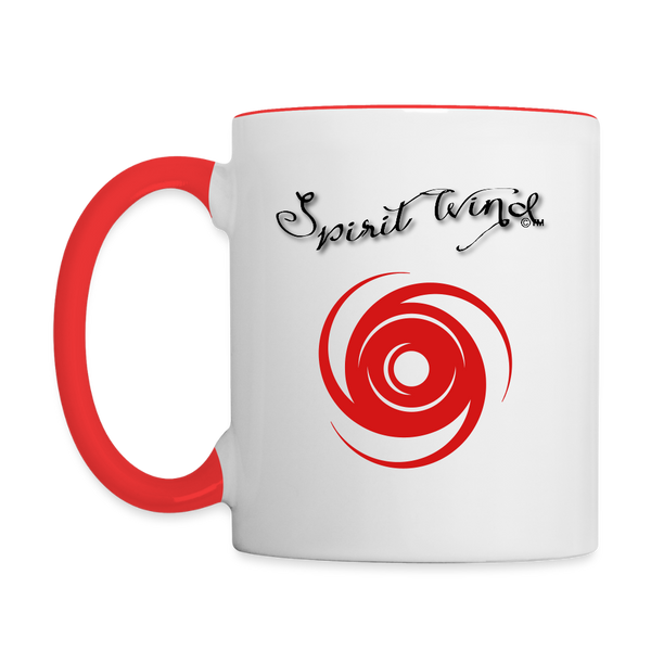 Mug - Warrior Woman Spirit Wind (11 oz.) - white/red