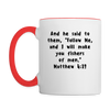 Mug - HALelujah! Designs - To be Faithful (11 oz.) - white/red