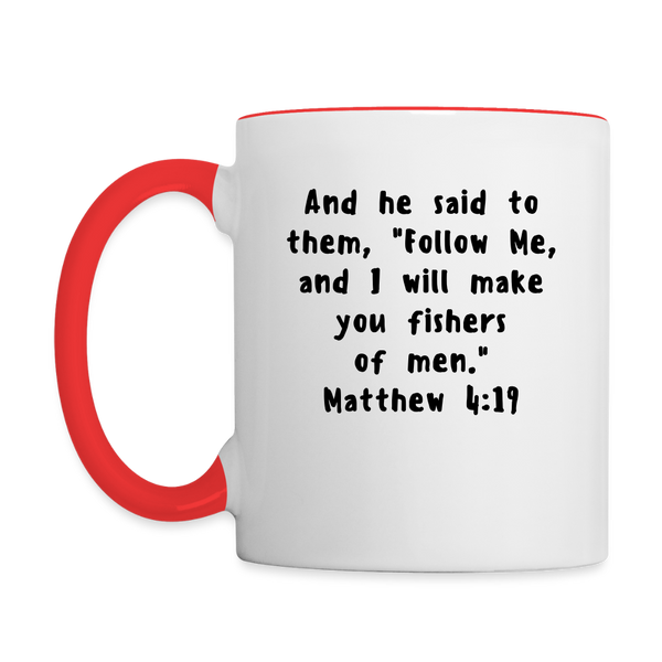 Mug - HALelujah! Designs - To be Faithful (11 oz.) - white/red