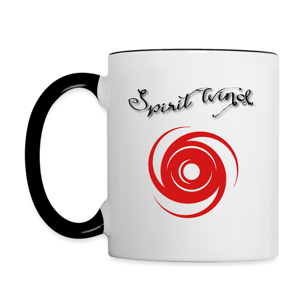 Mug - Warrior Woman Spirit Wind (11 oz.) - white/black