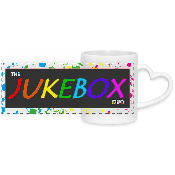 Mug - The Jukebox Duo Heart - white