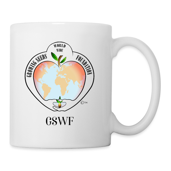 Mug - Logo - Growing Seeds Worldwide - 11 oz. - white