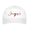 Hat - Organic - Sacajawea, The Windcatcher Red Logo - Printed - white
