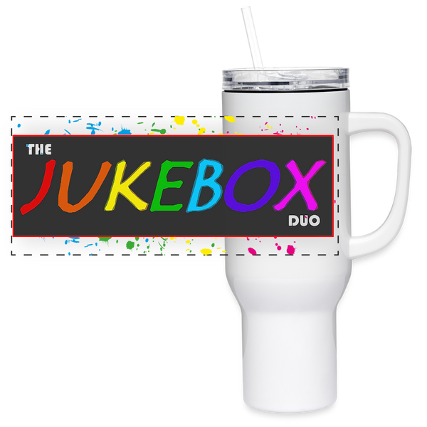 Mug - Travel - The Jukebox Duo Logo - white