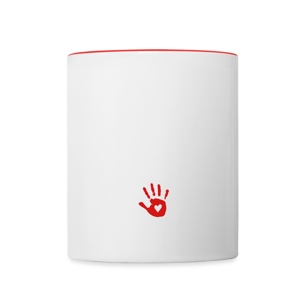 Mug - Warrior Woman Spirit Wind (11 oz.) - white/red