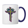 Mug - HALelujah! Designs - King of Kings (11 oz.) - white/cobalt blue