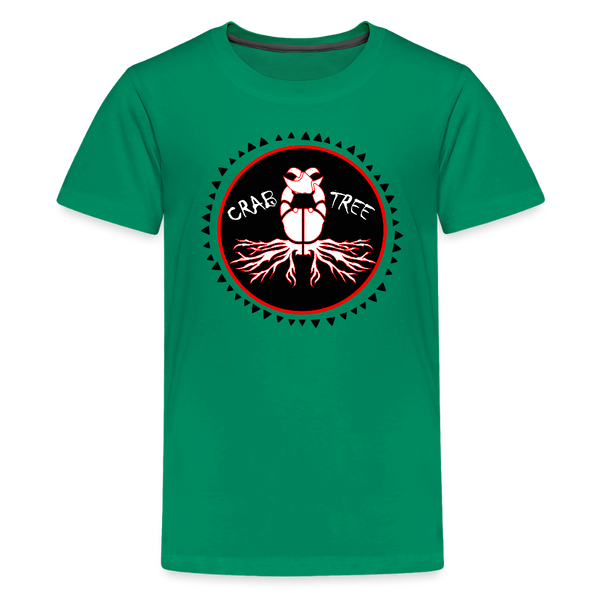 Youth T-shirt - Crabtree, Lost Kids of Borealonon - kelly green