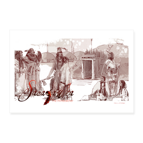 Poster - (12 x 8) Sacajawea and the Hidatsa