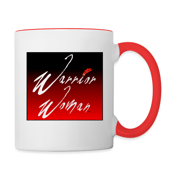 Mug - Warrior Woman Spirit Wind (11 oz.) - white/red