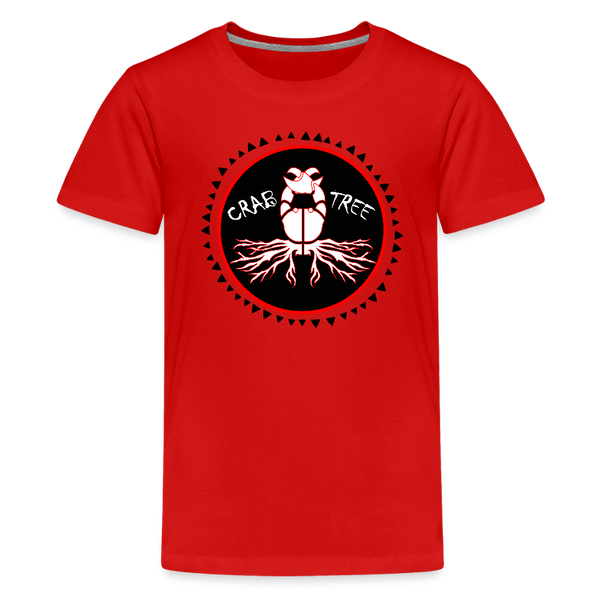 Youth T-shirt - Crabtree, Lost Kids of Borealonon - red