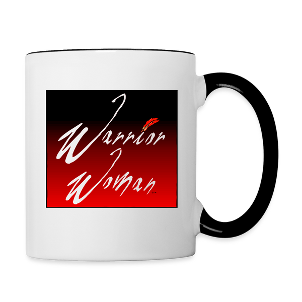 Mug - Warrior Woman Spirit Wind (11 oz.) - white/black