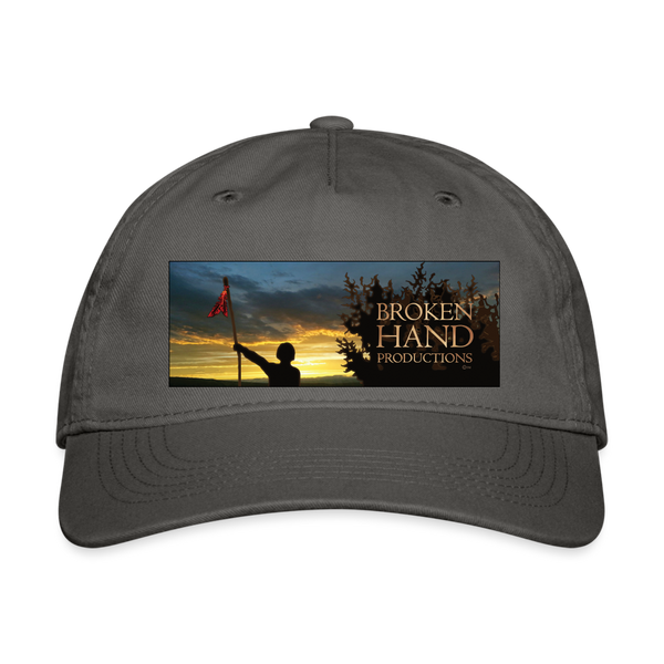 HAT - Broken Hand Productions Logo - Printed - charcoal