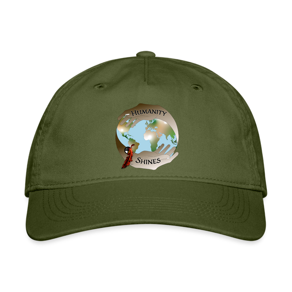 HAT - Humanity Shines Organization Logo - Printed - olive green