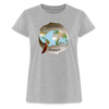 T-Shirt - Humanity Shines Organization Logo (Women's) - heather gray