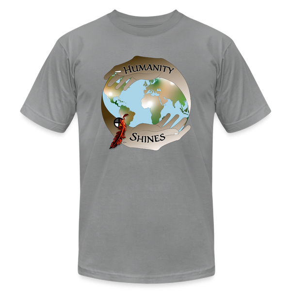 T-shirt - Humanity Shines Organization - High Quality (Unisex) - slate