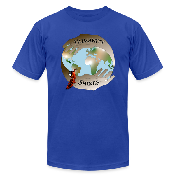 T-shirt - Humanity Shines Organization - High Quality (Unisex) - royal blue