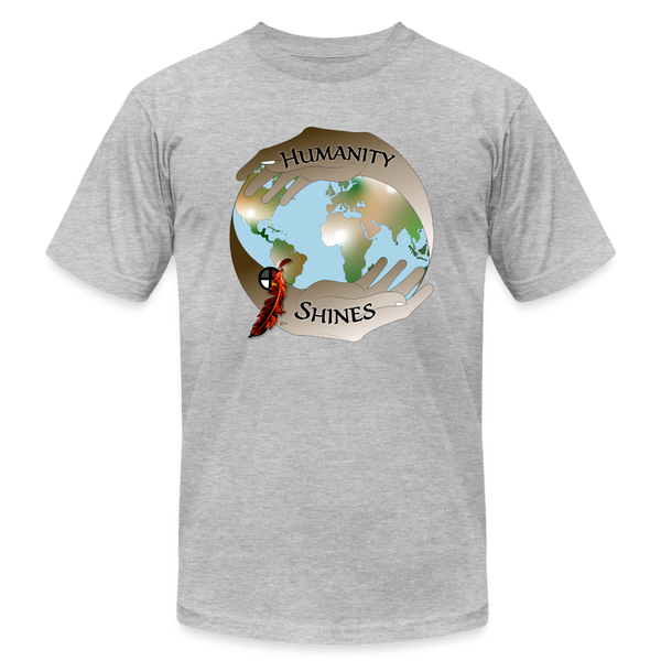 T-shirt - Humanity Shines Organization - High Quality (Unisex) - heather gray