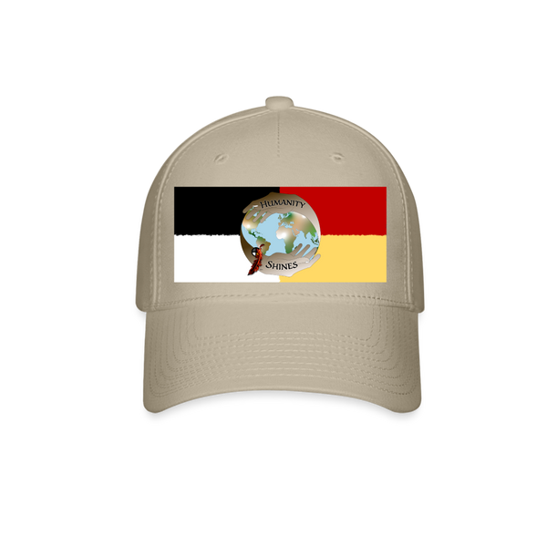 Hat - Humanity Shines Organization Logo - khaki