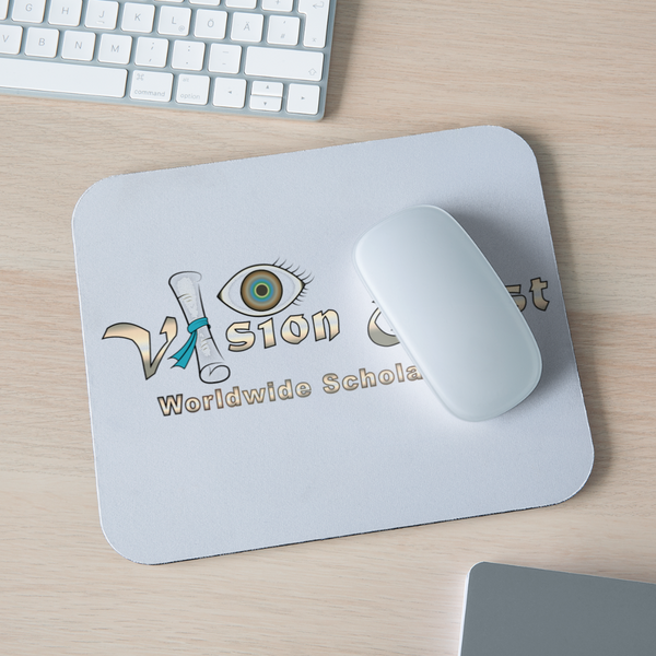 Mousepads - Vision Quest Worldwide Scholarships - white