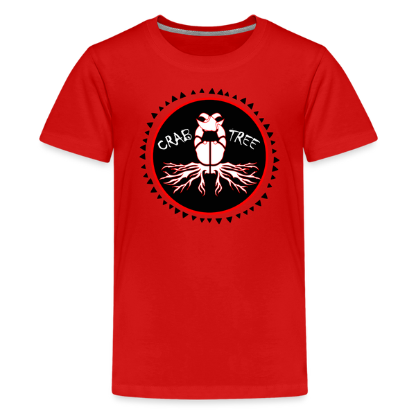 Youth T-shirt - Crabtree, Lost Kids of Borealonon - red