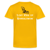 Youth T-shirt - Crabtree, Lost Kids of Borealonon - sun yellow
