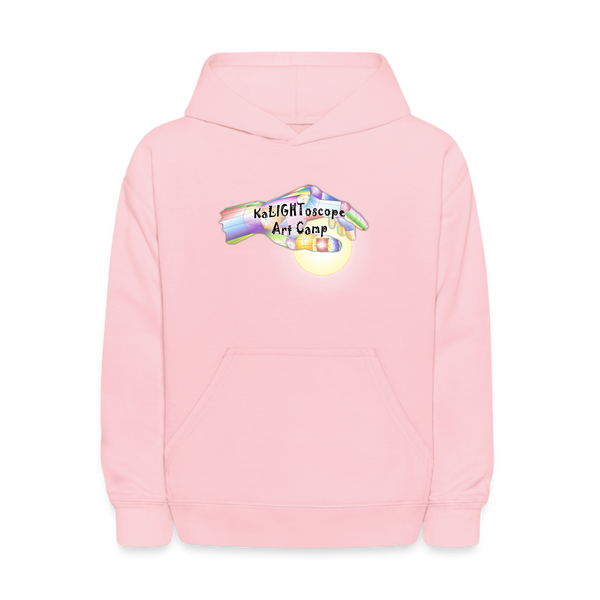 Youth Hoodie - KaLIGHToscope Art Camp - pink