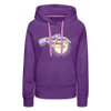 Sweatshirt - KaLIGHToscope Art Camp (Women's Hoodie) - purple 