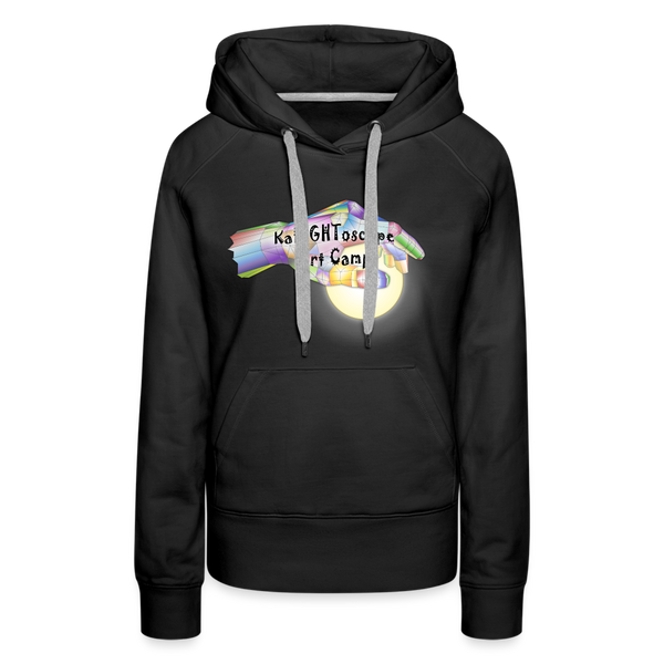 Sweatshirt - KaLIGHToscope Art Camp (Women's Hoodie) - black