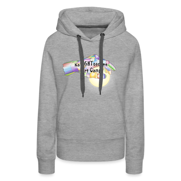 Sweatshirt - KaLIGHToscope Art Camp (Women's Hoodie) - heather grey