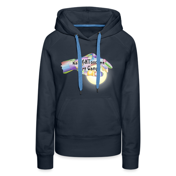 Sweatshirt - KaLIGHToscope Art Camp (Women's Hoodie) - navy