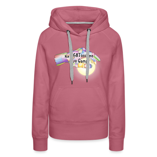 Sweatshirt - KaLIGHToscope Art Camp (Women's Hoodie) - mauve