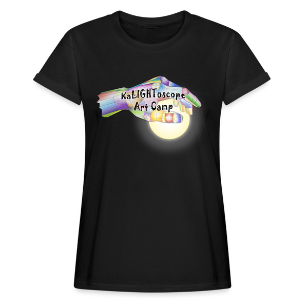 T-shirt - KaLIGHToscope Art Camp (Women's Relaxed) - black