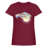 T-shirt - KaLIGHToscope Art Camp (Women's Relaxed) - burgundy
