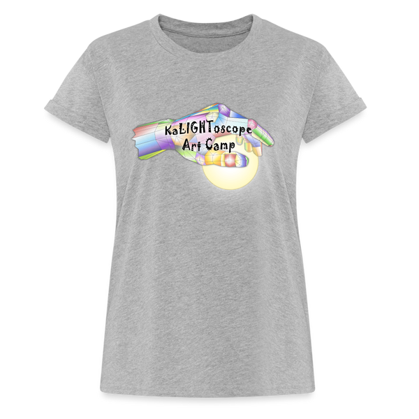 T-shirt - KaLIGHToscope Art Camp (Women's Relaxed) - heather gray
