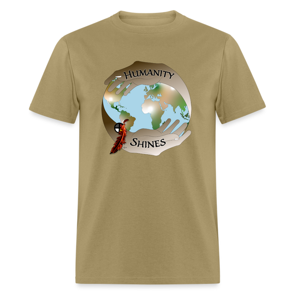 T-shirt - Humanity Shines Organization (Unisex) - khaki