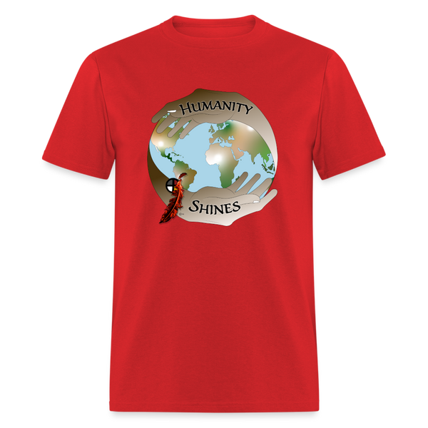 T-shirt - Humanity Shines Organization (Unisex) - red